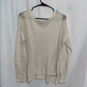 Cream sweater